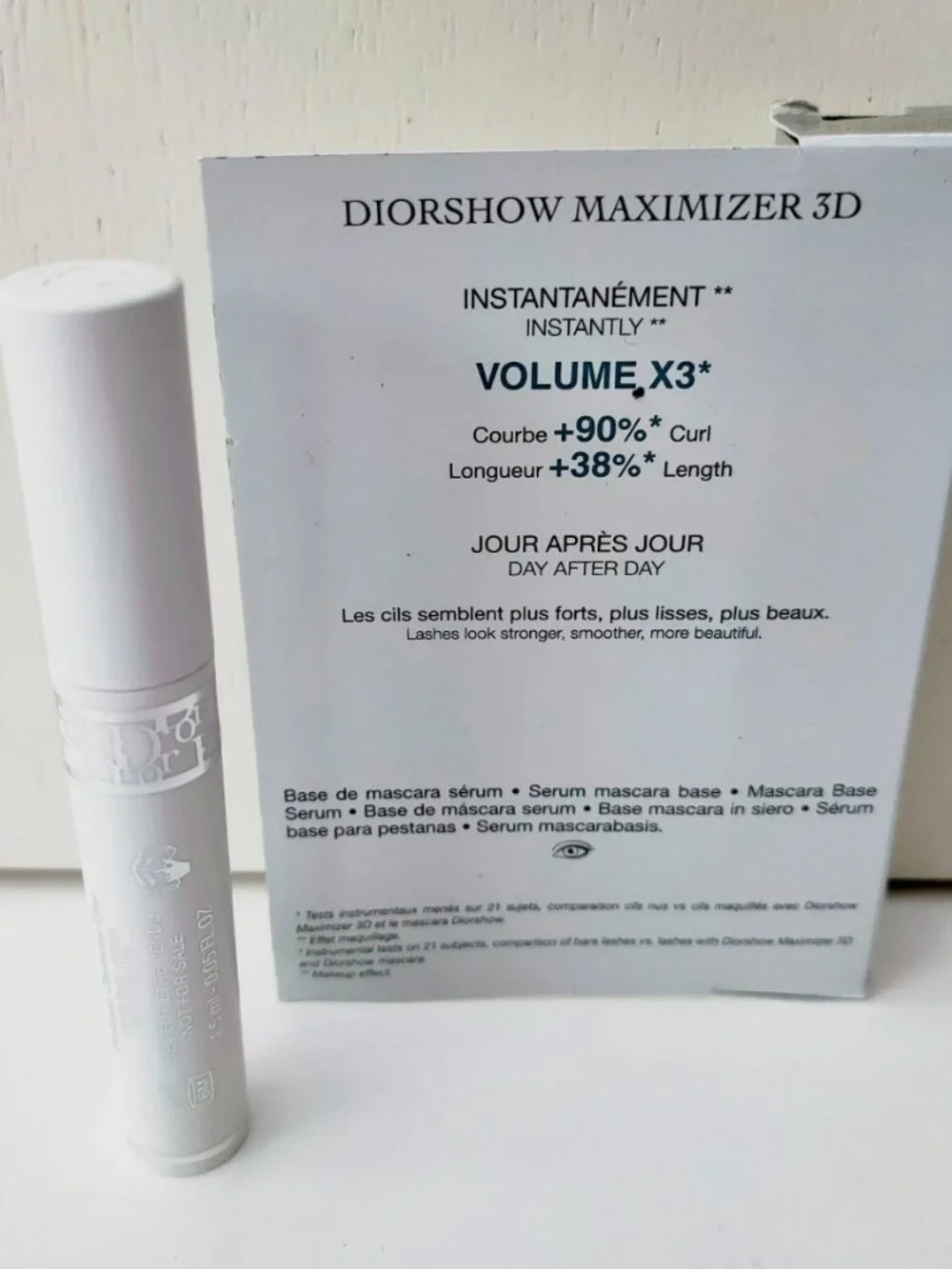 DIORSHOW MAXIMIZER 3D LASH PRIMER MASCARA Dior Show Volume Eyelash Base